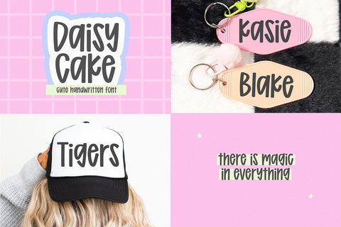 Cute Trendy Font Bundle - 16 Handwritten Fonts Font KA Designs 