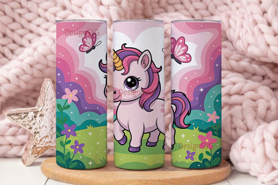 Cute Unicorn 20oz Tumbler Wrap Sublimation DesignSVG 