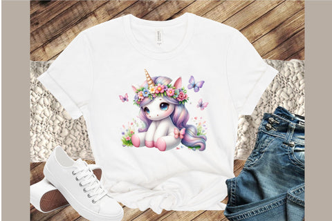 Cute Unicorn Sublimation Clipart Sublimation designartist 