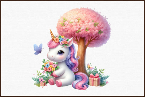Cute Unicorn Sublimation Clipart Sublimation designartist 