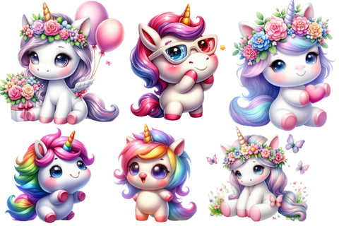 Cute Unicorn Sublimation Clipart Sublimation designartist 