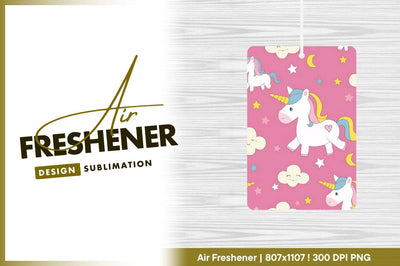 Cute unicorns and clouds pattern on pink Sublimation Regulrcrative 