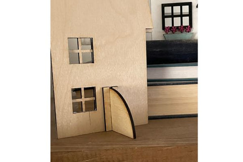 Cute Valentine House Cut File Laser SVG SVG Crafting With Brenna 