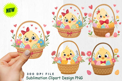 Cute Valentine's Day Chick Clipart PNG Sublimation Regulrcrative 