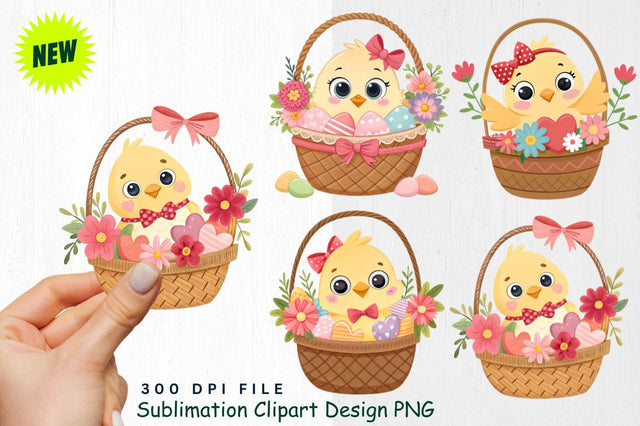 Cute Valentine's Day Chick Clipart PNG Sublimation Regulrcrative 