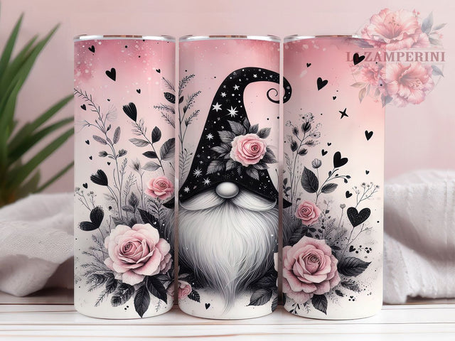 Cute Valentines Day Gnome Tumbler, Cute Valentine Gnomes, Love Gnome Design, 20Oz Wrap Design, Valentine Sublimation, Romantic Gnome Art, Sweet Heart Theme Sublimation Li Zamperini 