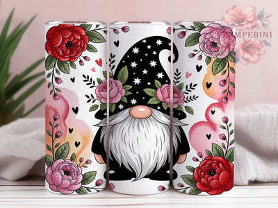 Cute Valentines Day Gnome Tumbler, Cute Valentine Gnomes, Love Gnome Design, 20Oz Wrap Design, Valentine Sublimation, Romantic Gnome Art, Sweet Heart Theme Sublimation Li Zamperini 