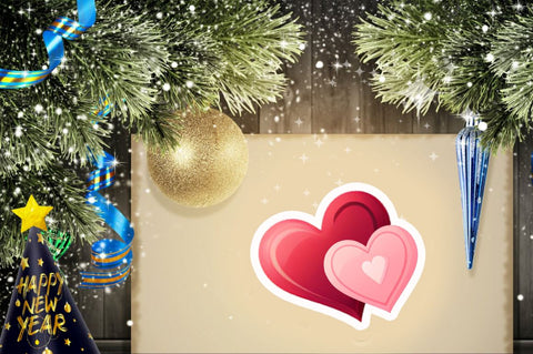 Cute Valentine's Day Stickers Bundle Sublimation Regulrcrative 