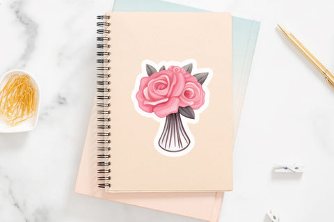 Cute Valentine's Day Stickers Bundle Sublimation Regulrcrative 