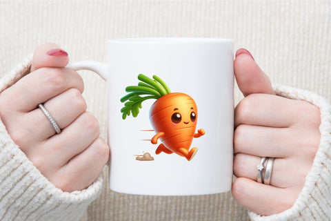 Cute Vegetables Sublimation Clipart Sublimation designartist 