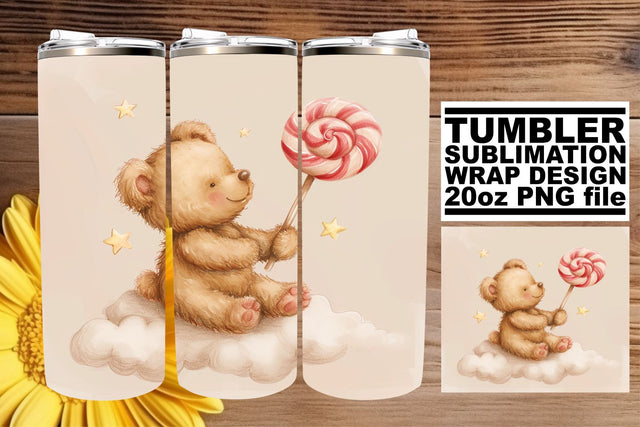 Cute Watercolor Kids Tumbler - Nursery Adventure Sublimation afrosvg 