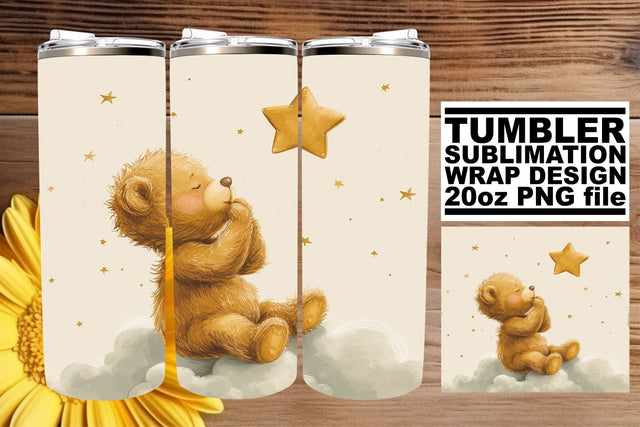 Cute Watercolor Kids Tumbler - Nursery Magic Sublimation afrosvg 