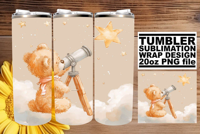 Cute Watercolor Kids Tumbler - Nursery Storytelling Joy Sublimation afrosvg 