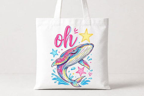 Cute Whale PNG Ocean Animal Sublimation Design Digital Download SVG BillahCrafts 