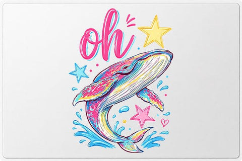 Cute Whale PNG Ocean Animal Sublimation Design Digital Download SVG BillahCrafts 