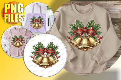 Cute Winter Watercolor Christmas Clipart PNG Sublimation afrosvg 