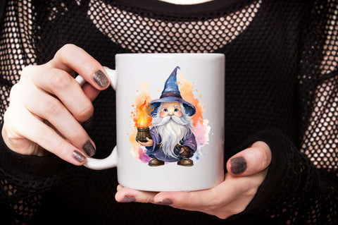 Cute Wizard Watercolor Sublimation Bundle Sublimation Designangry 