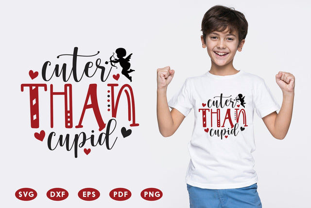 Cuter Than Cupid, Kids Valentine SVG SVG CraftLabSVG 