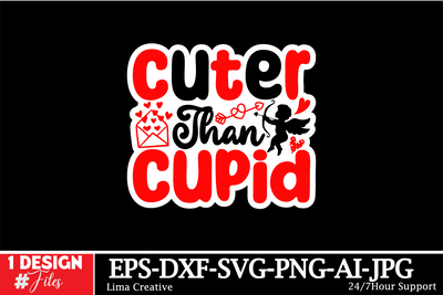 Cuter Than Cupid Sticker SVG Cut File SVG Insomnia Std 