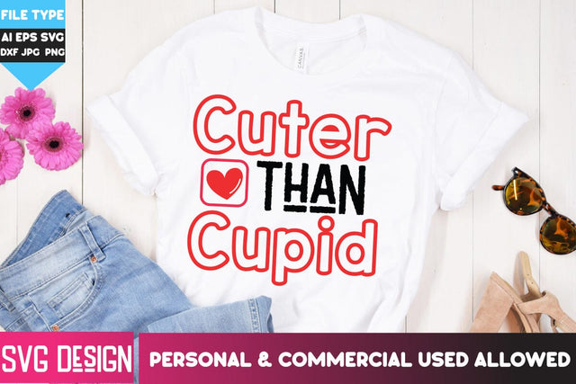 Cuter than Cupid SVG Cut Files SVG BlackCatsMedia 