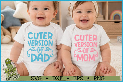 Cuter Version of Mom and Dad SVG File SVG Crunchy Pickle 