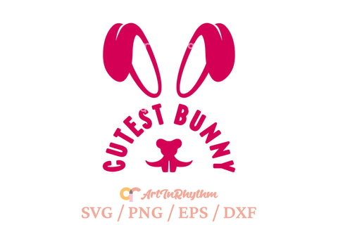 Cutest bunny svg, Easter rabbit svg SVG Artinrhythm shop 