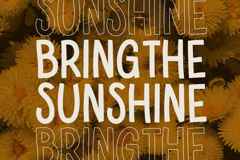 Cutest Flowers - Display Font Font Alpaprana Studio 