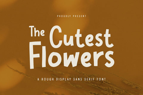 Cutest Flowers - Display Font Font Alpaprana Studio 