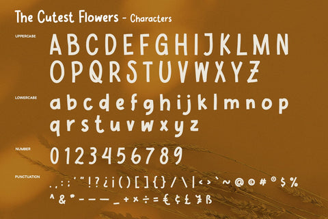 Cutest Flowers - Display Font Font Alpaprana Studio 