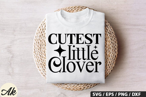Cutest little clover SVG Design SVG akazaddesign 