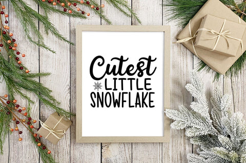 Cutest little snowflake SVG Design SVG Designangry 