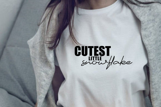 Cutest Little Snowflake SVG orpitasn 