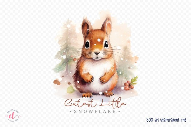 Cutest Little Snowflake, Winter PNG Sublimation Sublimation CraftLabSVG 
