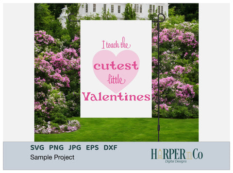 Cutest Little Valentine SVG PNG Cut EPS File SVG HarperNCo 