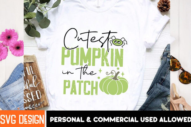 Cutest Pumpkin in the Patch SVG Cut File,Halloween Sublimation PNG, Halloween SVG Bundle,Halloween SVG Quotes,Halloween PNG, Halloween SVG SVG BlackCatsMedia 