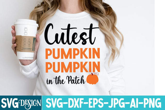 Cutest Pumpkin in the Patch Svg Design,, Farmhouse Fall SVG,Thanksgiving Svg design,Fall Svg For Cricut ,Fall Svg Cutting Files SVG BlackCatsMedia 