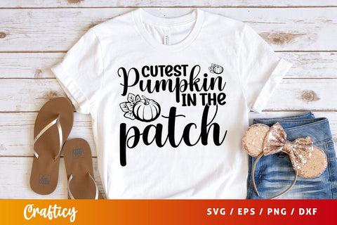 cutest pumpkin in the patch Svg Design SVG Designangry 