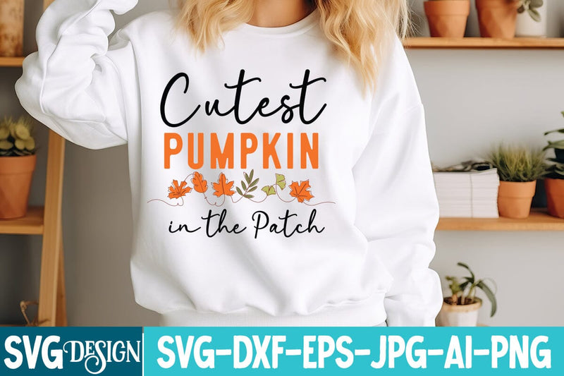 Cutest Pumpkin In the Patch SVG Design,Thanksgiving svg design,thanksgiving svg Cut Files,thanksgiving svg design,Fall svg design,Autumn Svg Design,thanksgiving Round sign svg,thanksgiving svg bundle SVG BlackCatsMedia 