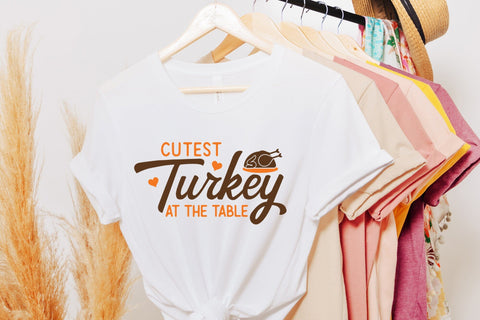 Cutest Turkey at the Table SVG Cut File SVG CraftLabSVG 