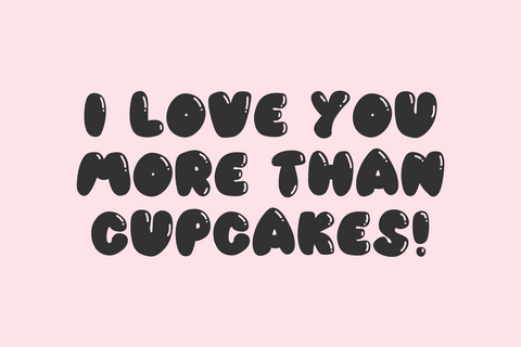 Cutesy Bubbles Sans Font Beck McCormick 