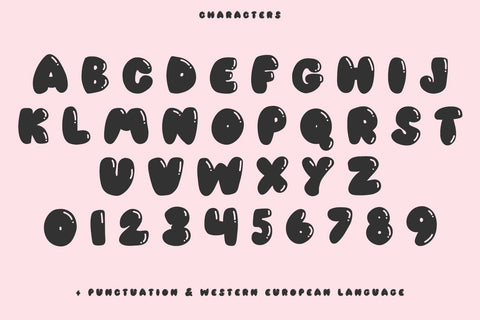Cutesy Bubbles Sans Font Beck McCormick 