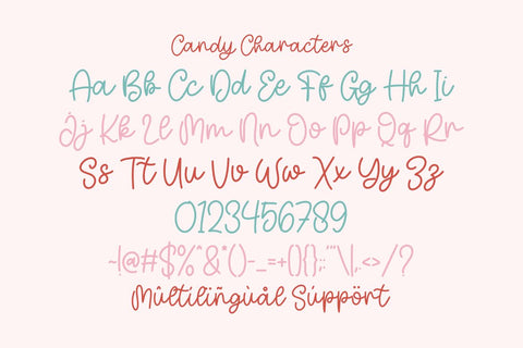 Cutie Candy - Cute Christmas Duo Font Font Masyafi Studio 