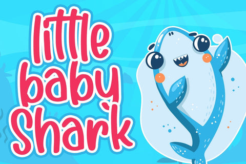 Cutie Shark Font Dm Letter Studio 