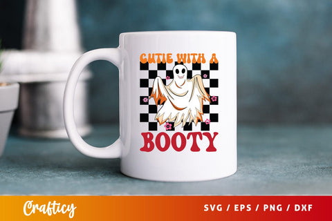 Cutie with a booty SVG Design SVG Designangry 