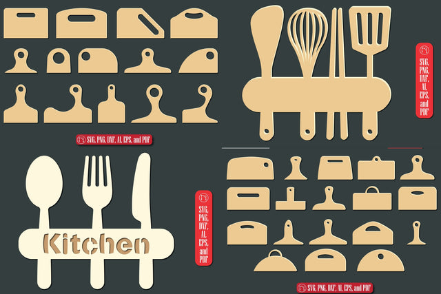 Cutting Board & Kitchen Sign SVG Bundle SVG MD JOYNAL ABDIN 