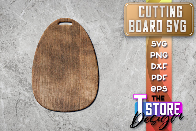 Cutting Board Laser Cut | Kitchen SVG | Home Design | CNC File SVG The T Store Design 