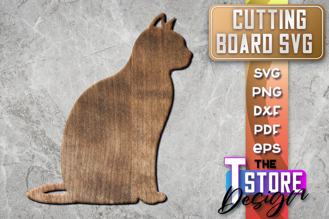 Cutting Board Laser Cut | Kitchen SVG | Home Design | CNC File SVG The T Store Design 