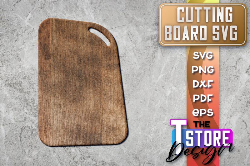 Cutting Board Laser Cut | Kitchen SVG | Home Design | CNC File SVG The T Store Design 