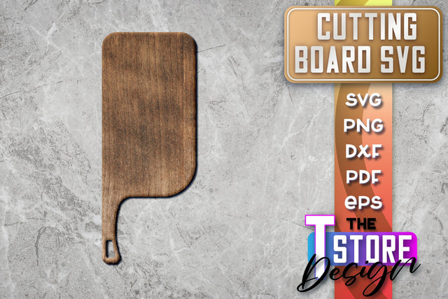 Cutting Board Laser Cut | Kitchen SVG | Home Design | CNC File SVG The T Store Design 