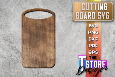 Cutting Board Laser Cut | Kitchen SVG | Home Design | CNC File SVG The T Store Design 